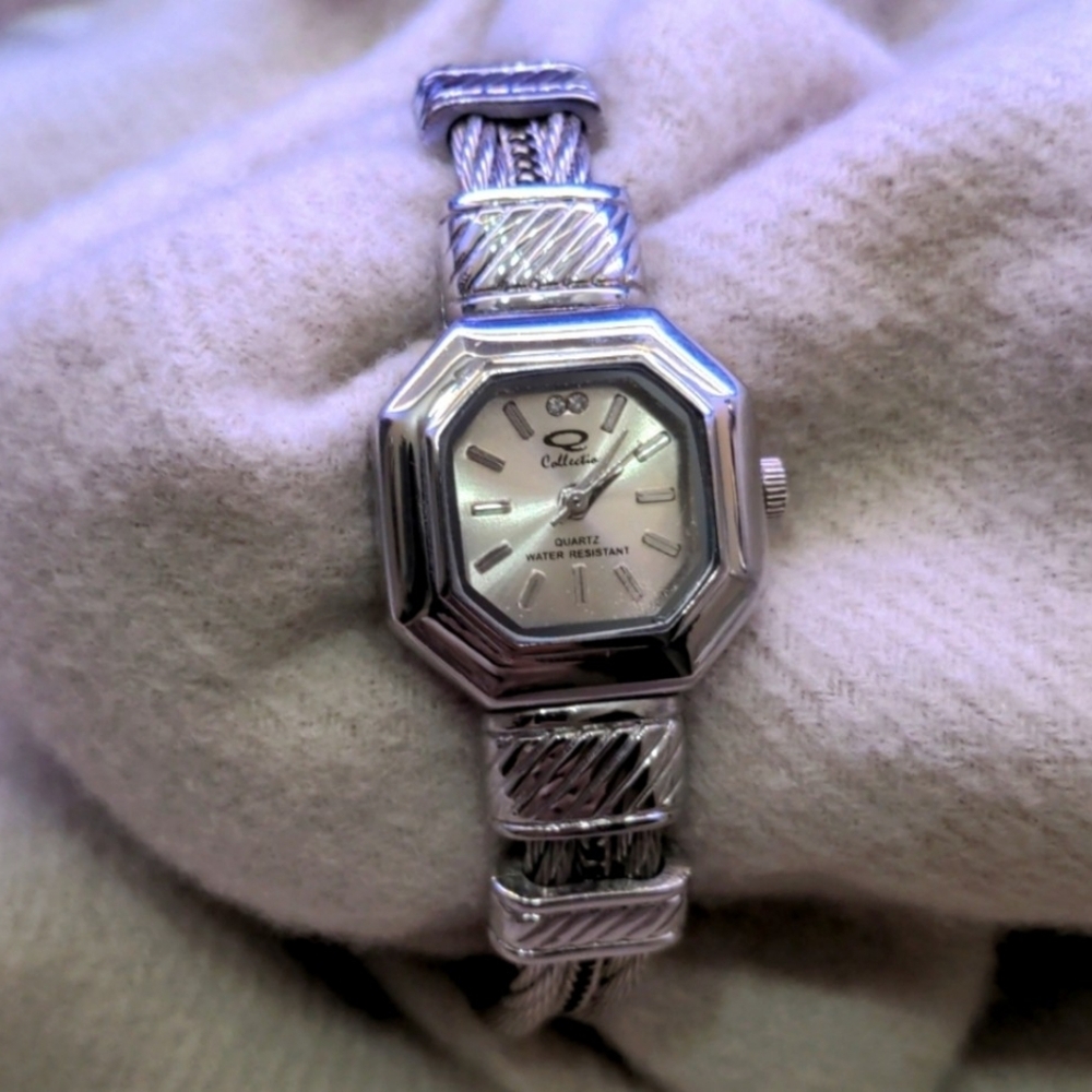 Q Collection Women's Cuff Watch